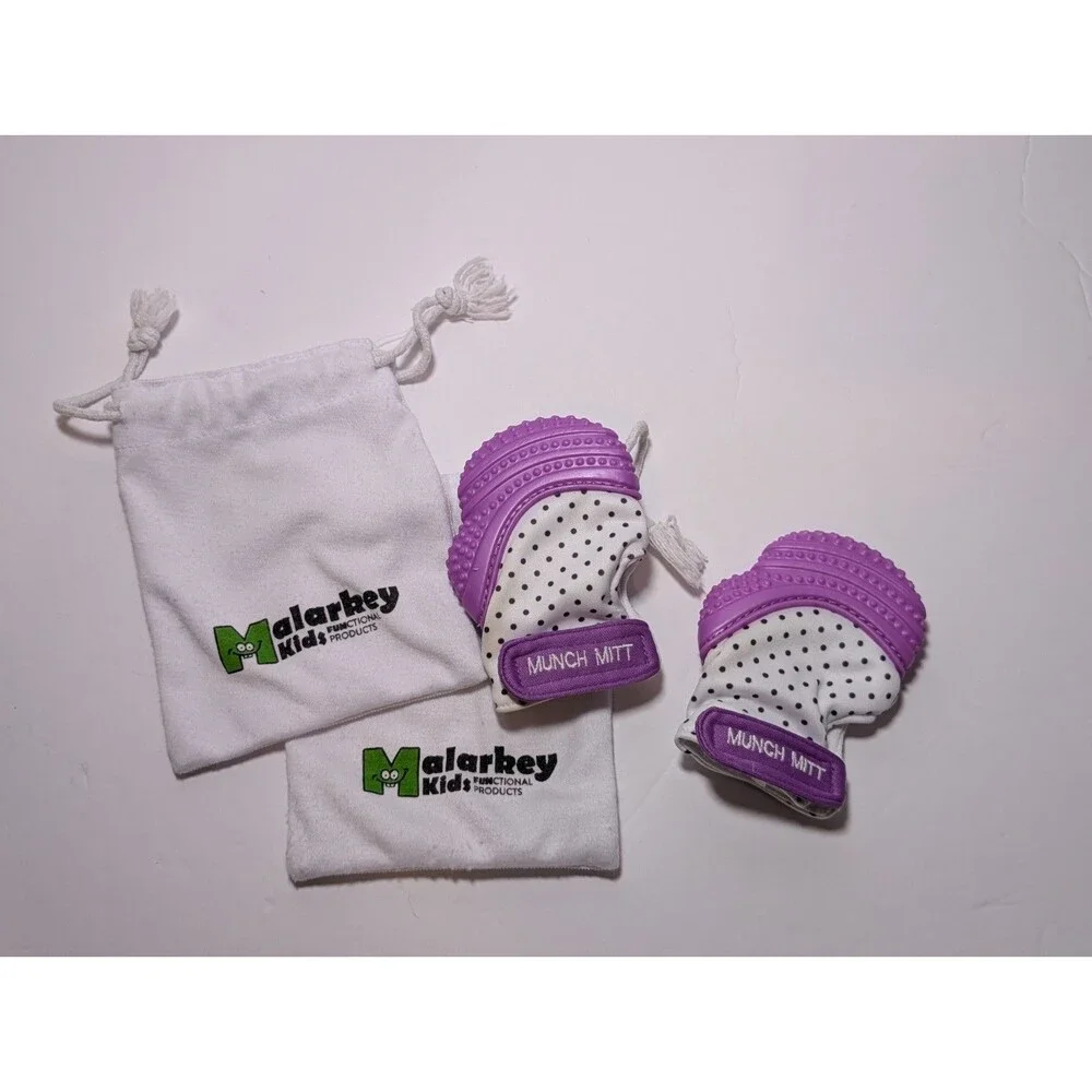 Malarkey Kids Munch Mitt - Purple, Brand New. ONE Munch Mitt